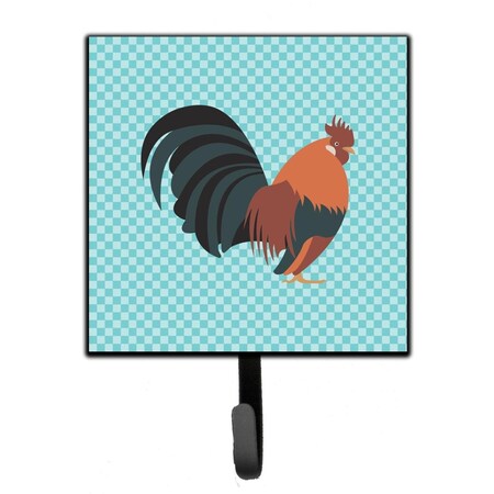Jensendistributionservices Dutch Bantam Chicken Blue Check Leash or Key Holder MI1710010